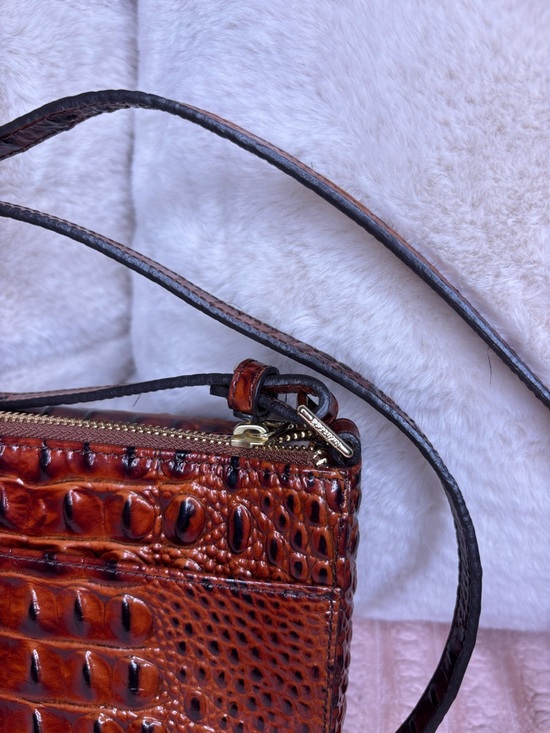 Brahmin Rare Manhattan Pecan Crossbody Bag - Picture 6 of 11